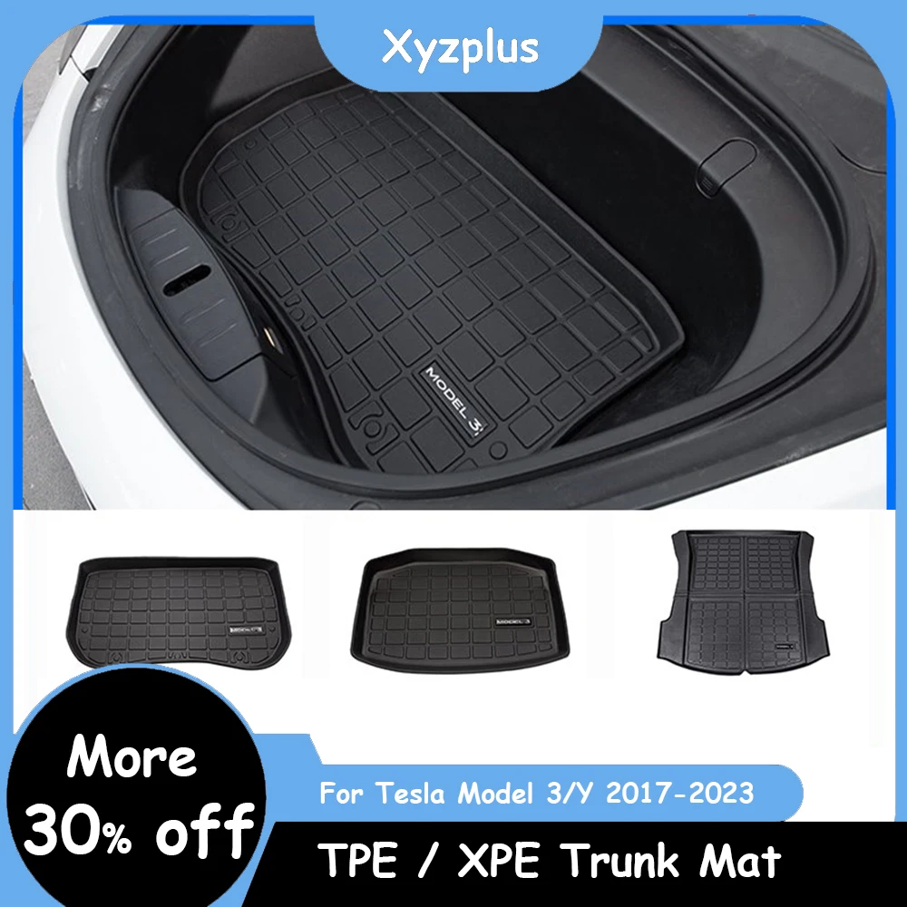 

For Tesla Model 3 2023 Accessories Dedicated luggage Mat Model Y 2022 Boot Liner Trunk Cargo Mat Tray Floor Carpet Mud Pad