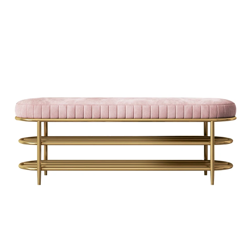 Легкий табурет для смены обуви в скандинавском стиле подушка домашнего входа