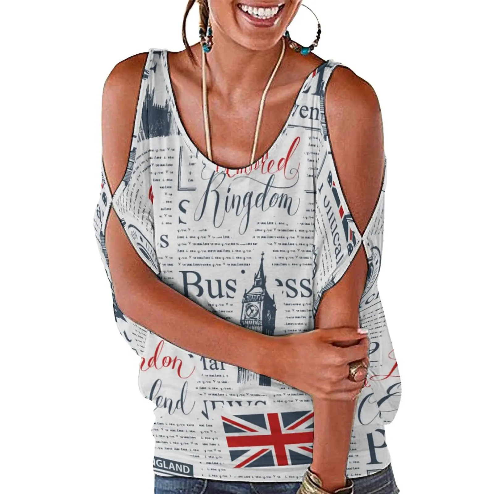 

Fashion Woman Blouse 2023 T-shirt Women's Clothing Free Shipping Offers Ruffled Off Shoulder Round Neck Top Y2k Style Sexy