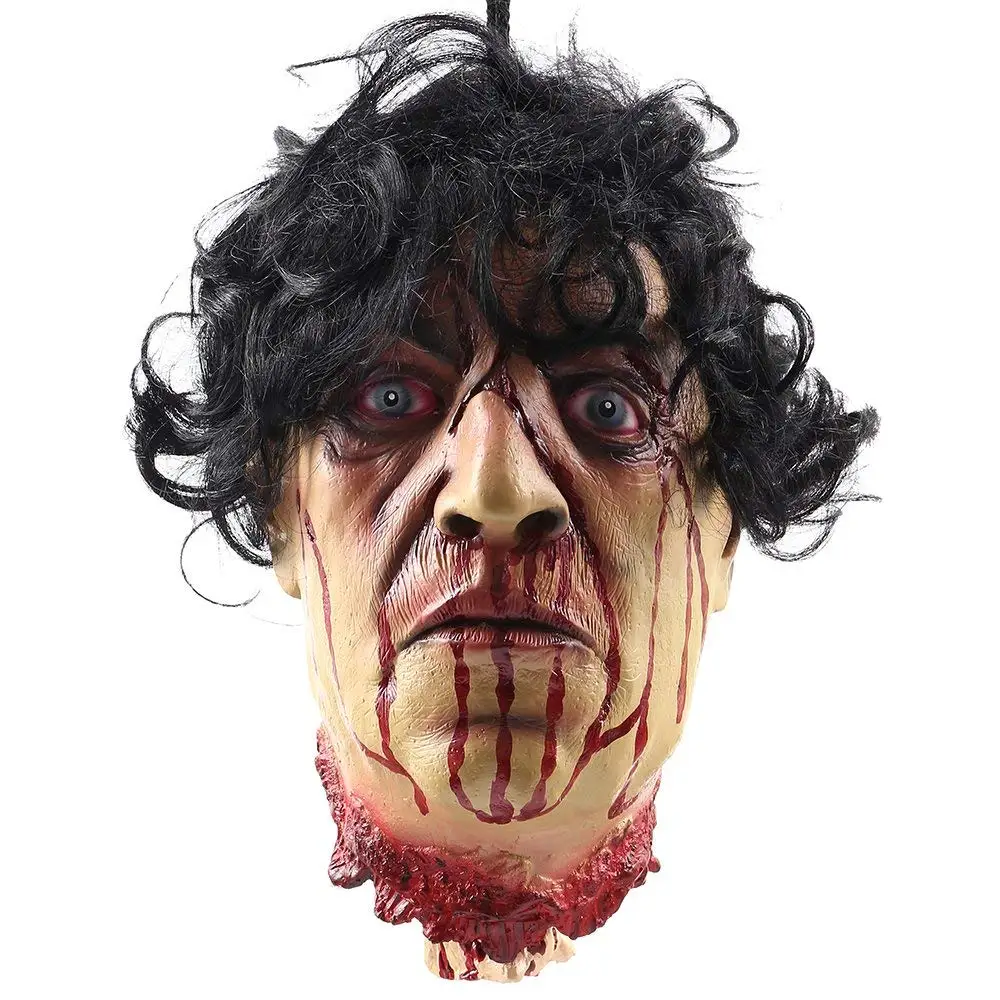 halloween horror props bloody hand haunted house party decoration scary zombie heads bloody free global shipping