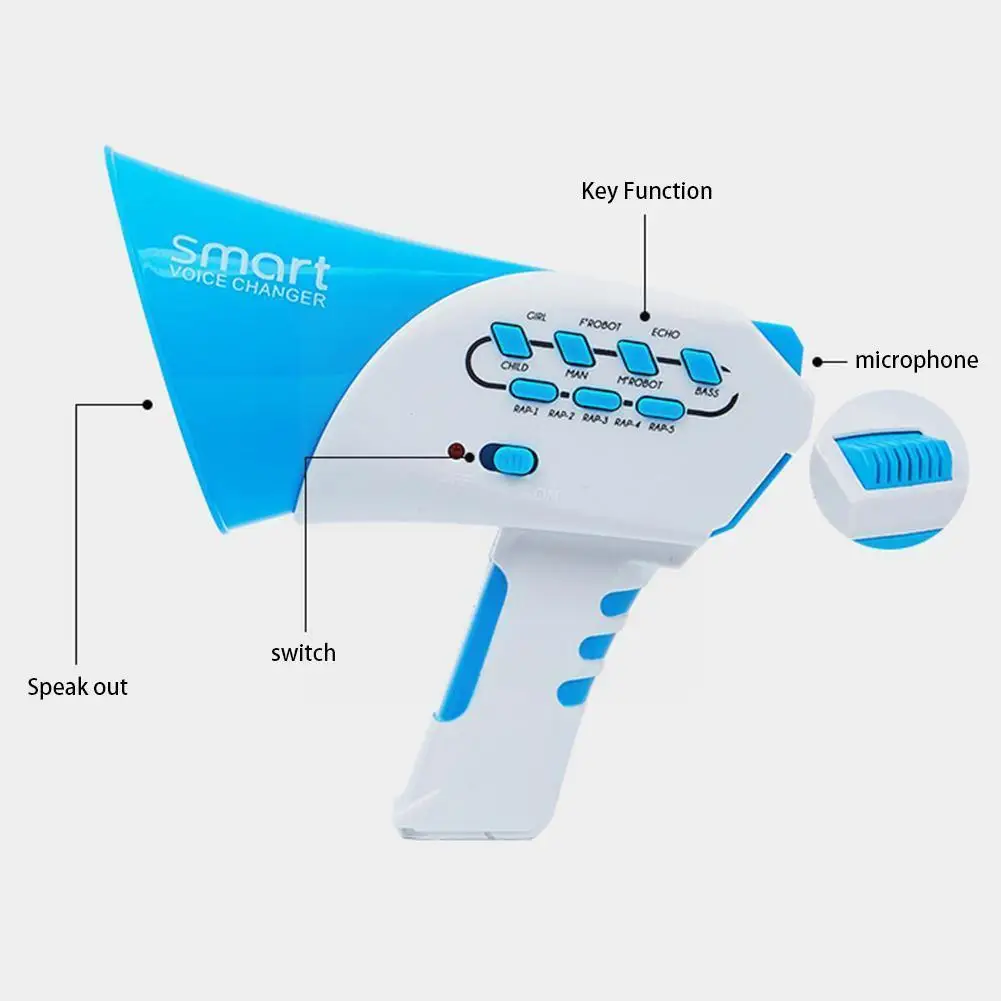 

Детский волшебный преобразователь голоса, забавная игрушка, усилитель, многоканальный, разные голоса, детский день рождения, образовательн...