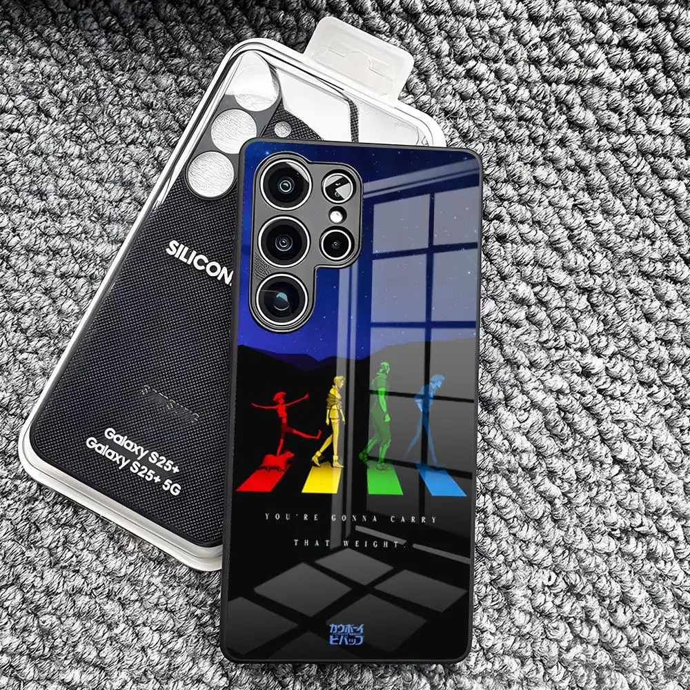 Чехол для телефона Cowboy Bebop для Samsung S26 Ultra S25 Edge Ultra S23 S22 S21 Ultra Plus S24 Fe A57 A37, стеклянный чехол (art.: 3920db1adddde) - 3920db1adddde