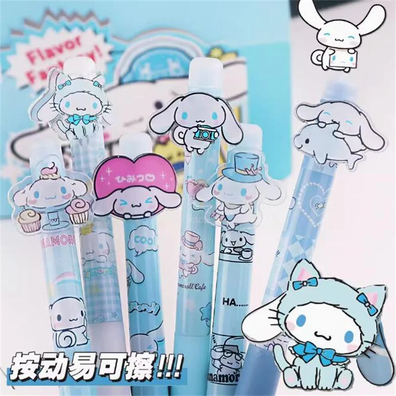 36 шт/лот Sanrio корицы Erasable гель ручка милый 0 5 мм синие чернила нейтральные ручки