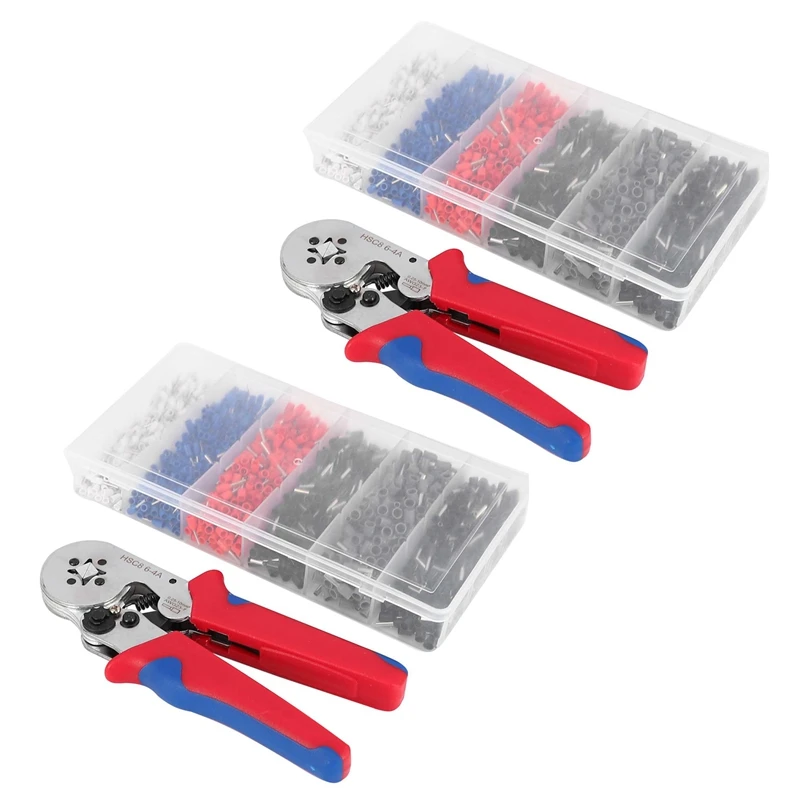 

3000Pcs Crimper Cord Wire Connector Terminal Bootlace Ferrule Crimper Kit With Ratchet Crimping Tool End Terminal Block