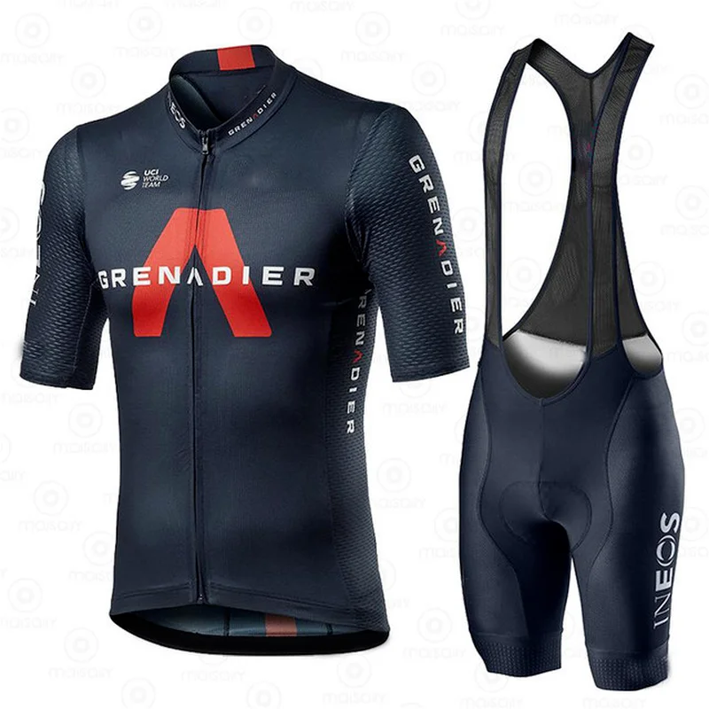 

2023 Ineos Grenadier Team Cycling Jersey Set Men MTB Bike Clothes Summer Bicycle Clothing Maillot Culotte Conjunto Ropa Ciclismo