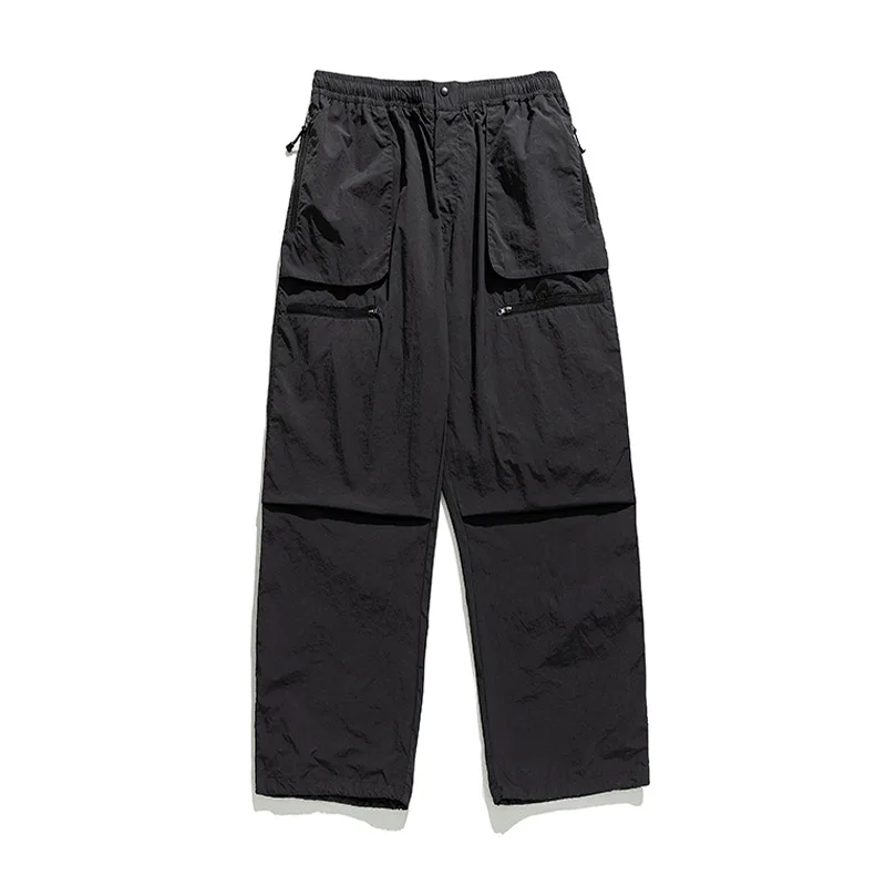 New Fashion Cargo Pants Men Casual Loose Baggy Straight Trousers Streetwear Joggers Pocket Tactical Clothing
