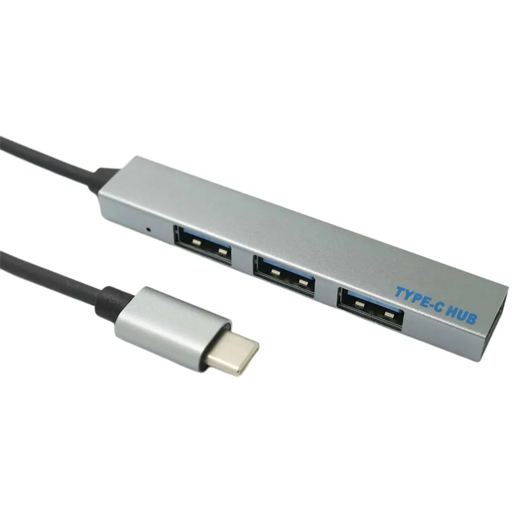 

Hub 4-in-1 USB Network Hub Docking Station Multi-function Interface Expansion USB C To USB 3.0 Port Hub Type-C 3.0 Splitter