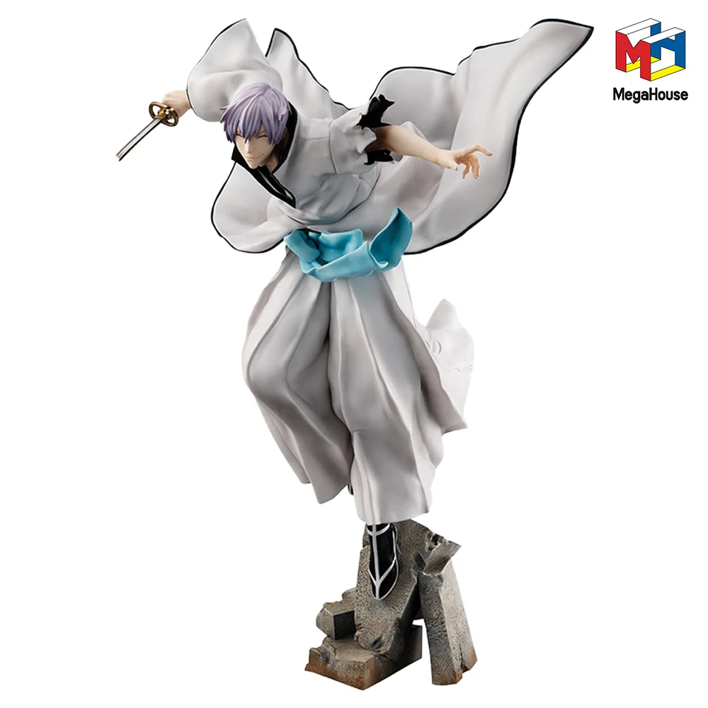 

Megahouse оригинальный отбеливатель Ichimaru Gin G.E.M Series статуя Подлинная Коллекционная модель аниме фигурка экшн-фигурка детские игрушки драгоценн...