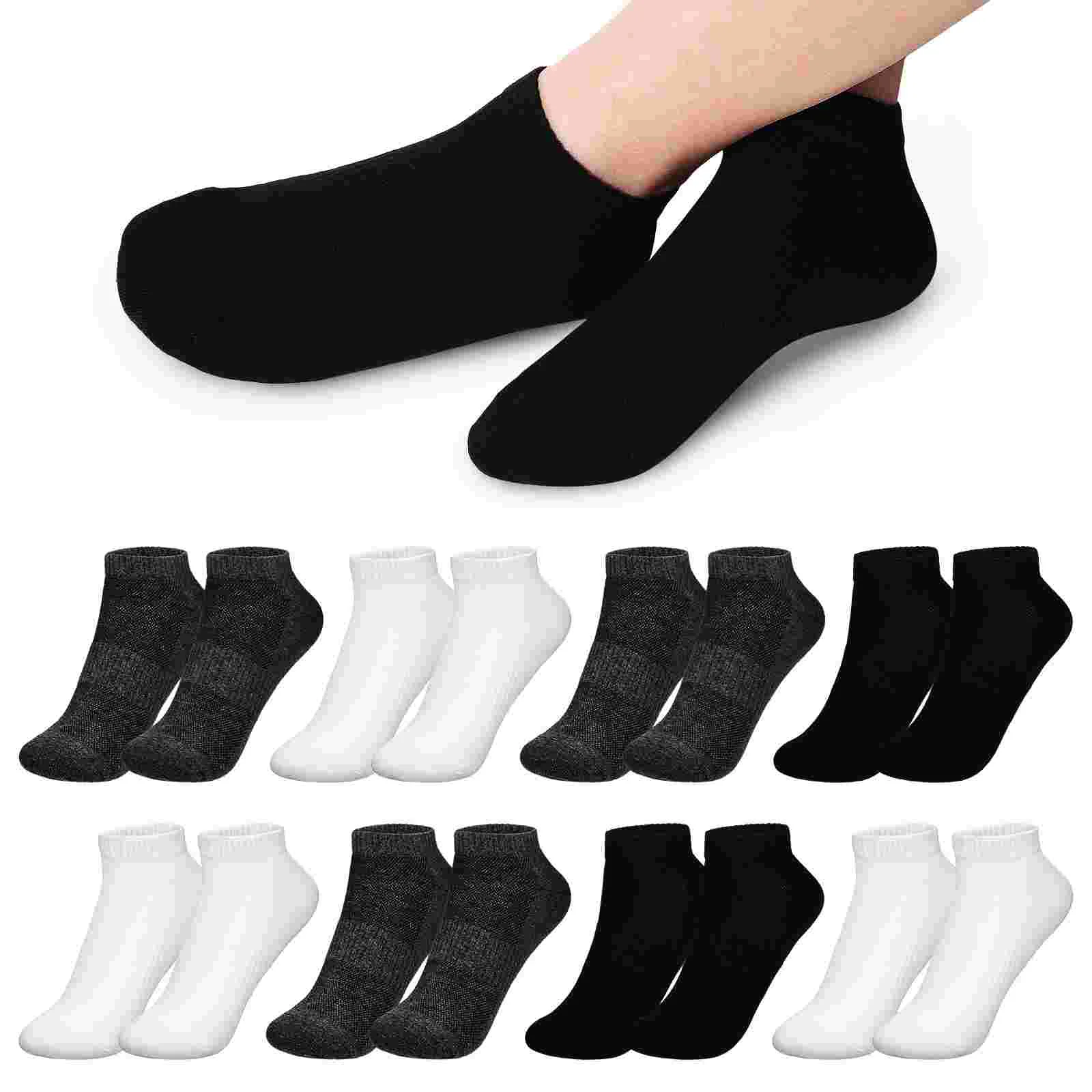 

9 Pairs Casual Socks Men Male No Show Cotton Short Sports Ankle Low Cut Running Women