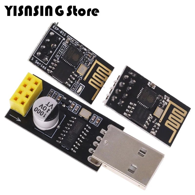 Программатор ESP01 адаптер UART GPIO0 ESP-01 Adaptaterr ESP8266 CH340G USB в последовательный