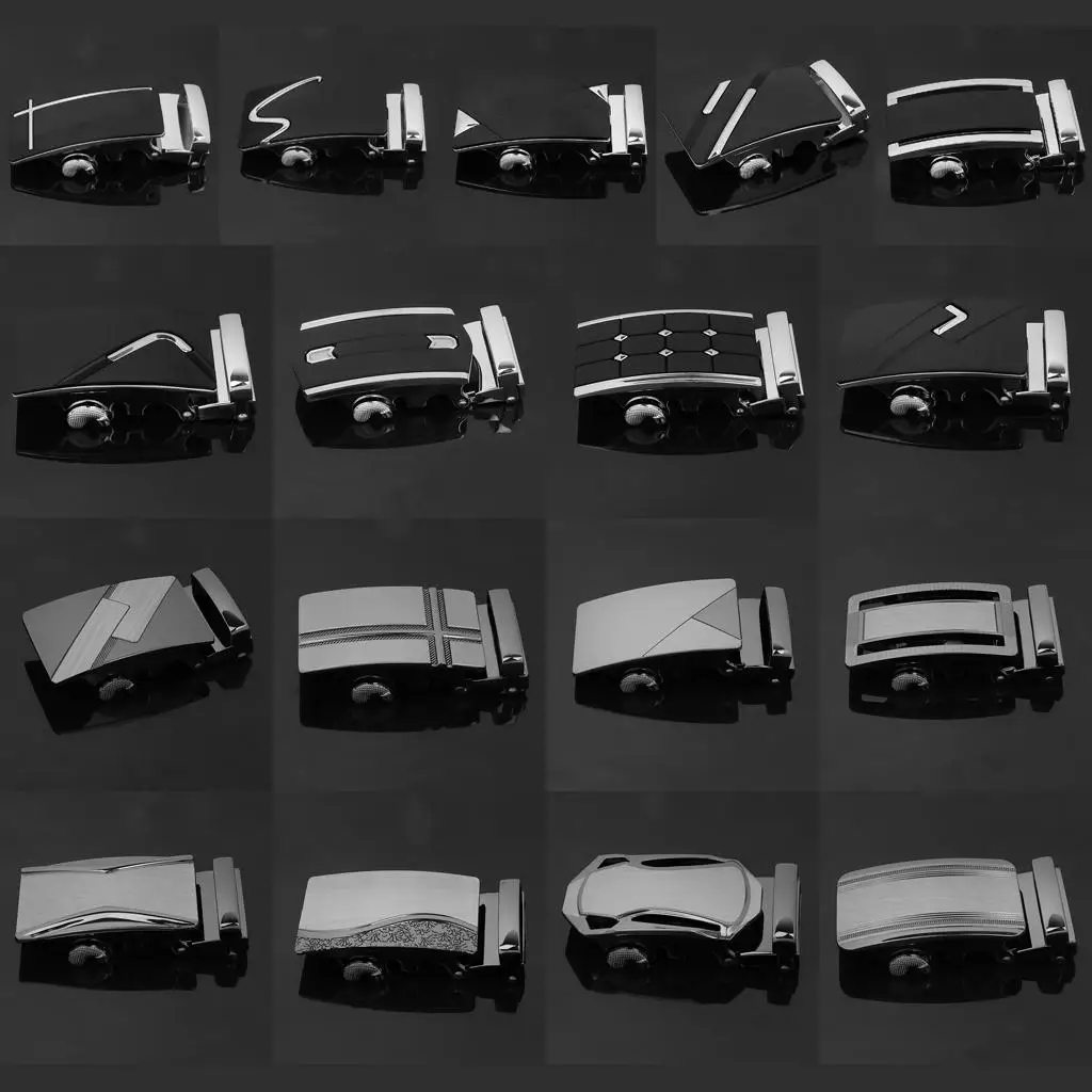 

Мужской ремень с автоматической пряжкой из сплава