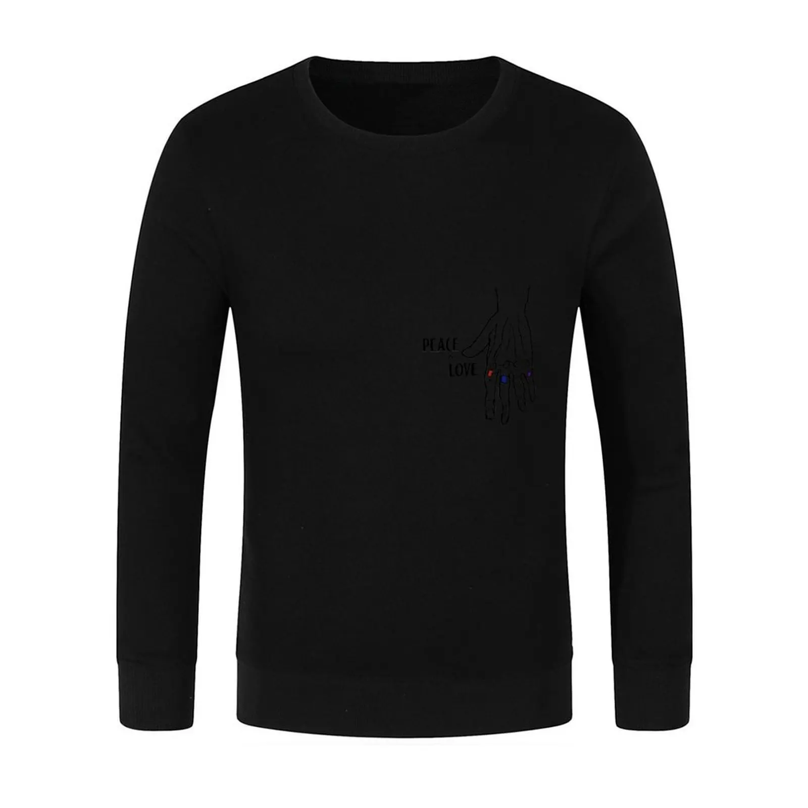 Фото Ringo Starr Peace and Love Pullover men's sweat-shirt mens clothing blouse mens designer clothes new in hoodies & sweat-shirt №2