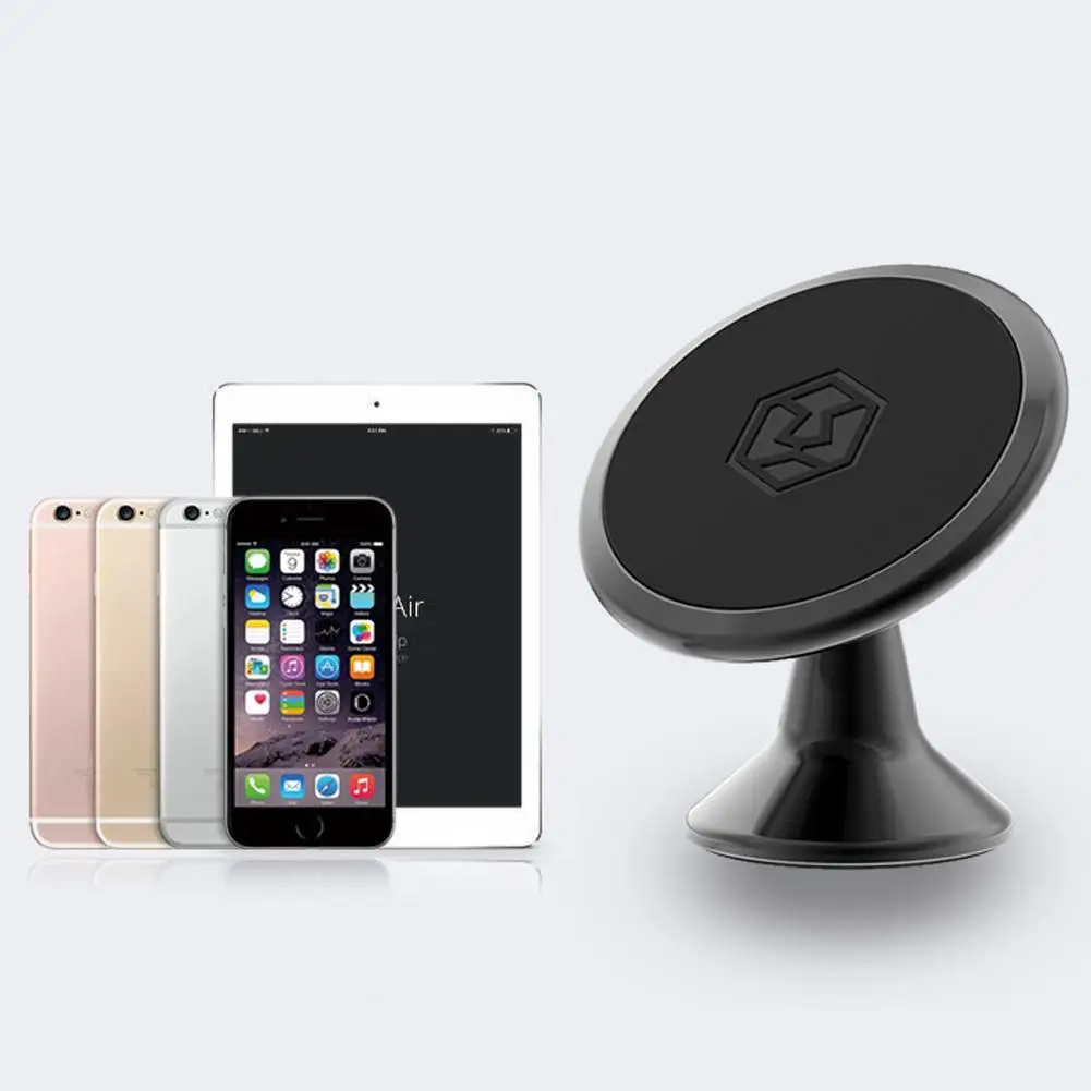 

Universal Phone Holder Aluminium Alloy Car Air Outlet Magnetic 360 Degree Rotation Mount Stand Approx. 50*40*40 mm