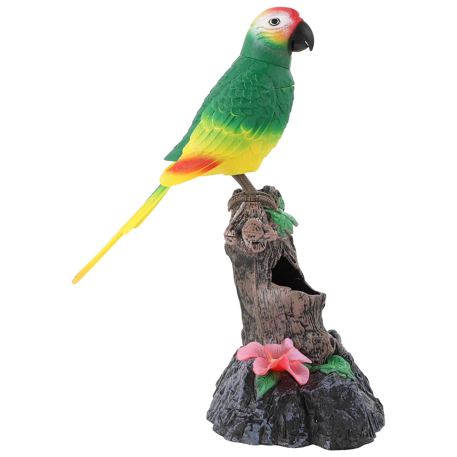 

Parrot Toy Talking Recording Bird Electric Control Kids Voice Chirping Simulation Toys Electronic Sound Educational Learning