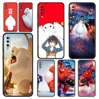 cute marvel baymax big hero 6 phone case for samsung galaxy a52 a12 a70 a50 a40 a20s a30 a10s a20e a10 a22 a72 a32 5g a02s cover