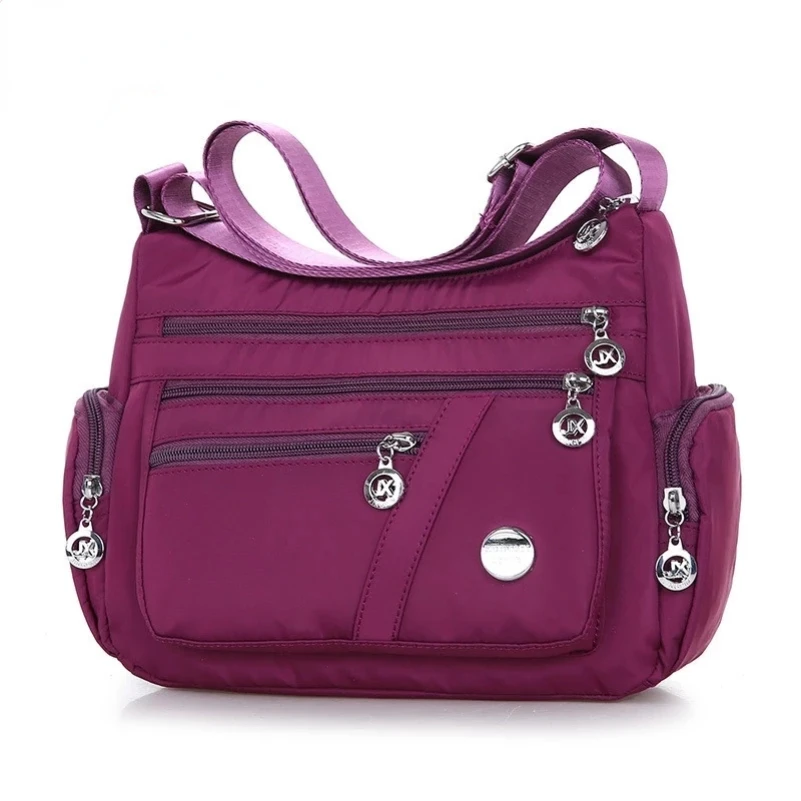New 2023 Oxford Waterproof Shoulder Bag Women Casual Crossbody Bag Multifunction Shopping Handbag Large Capacity Messenger Bag