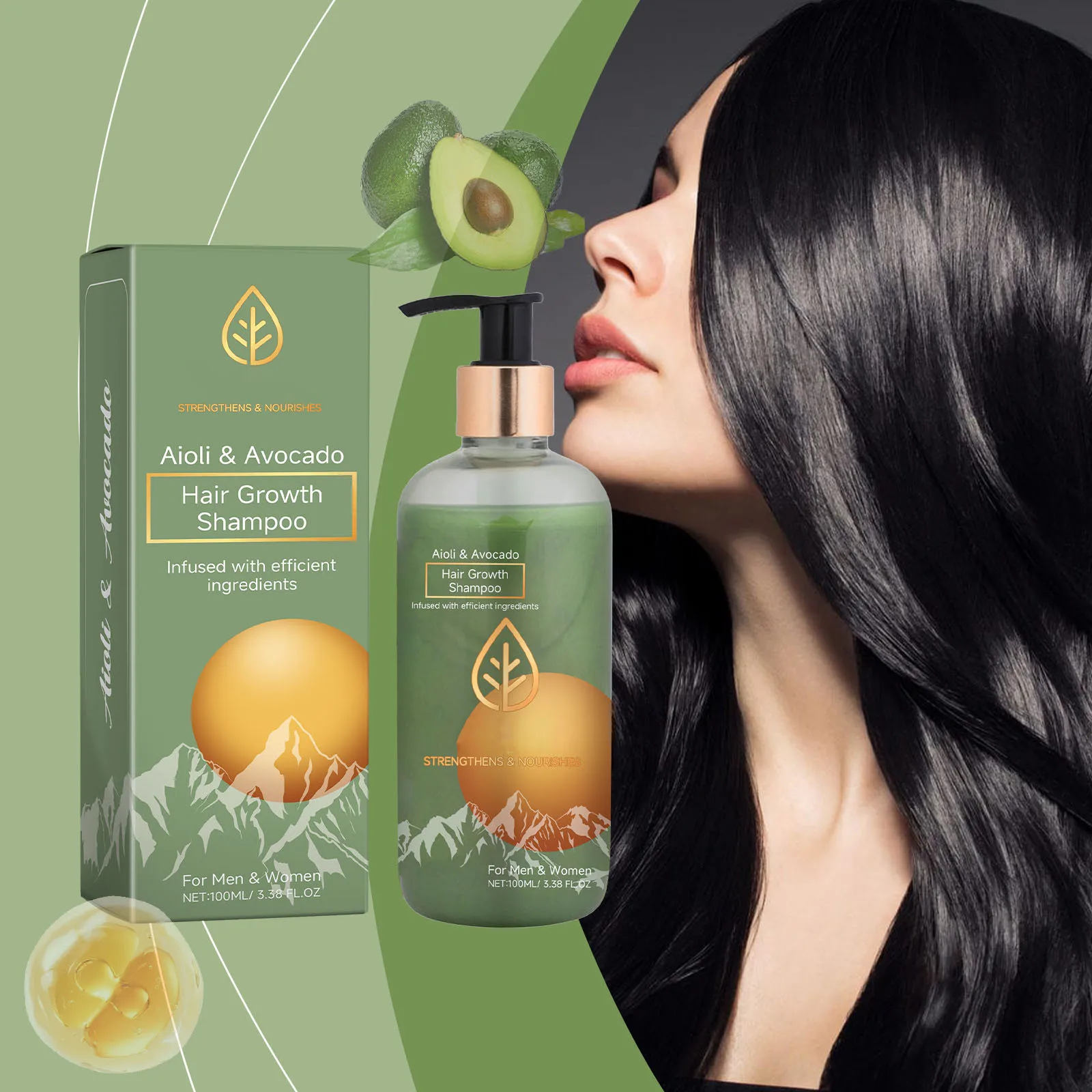 Шампунь укрепляет волосы натурально растущий питает и увлажняет уход за