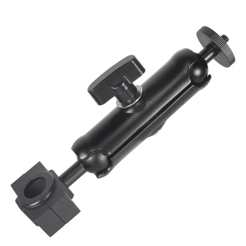 

Motorcycle Bike Camera Holder Handlebar Rearview Mirror Mount Bracket 1/4 Metal Stand For Go-Pro Insta 360 Action Camera