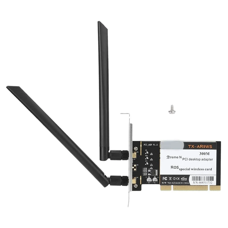 

WTXUP AR9220 300M Двухдиапазонная беспроводная сетевая карта WIN10/ROS PCI