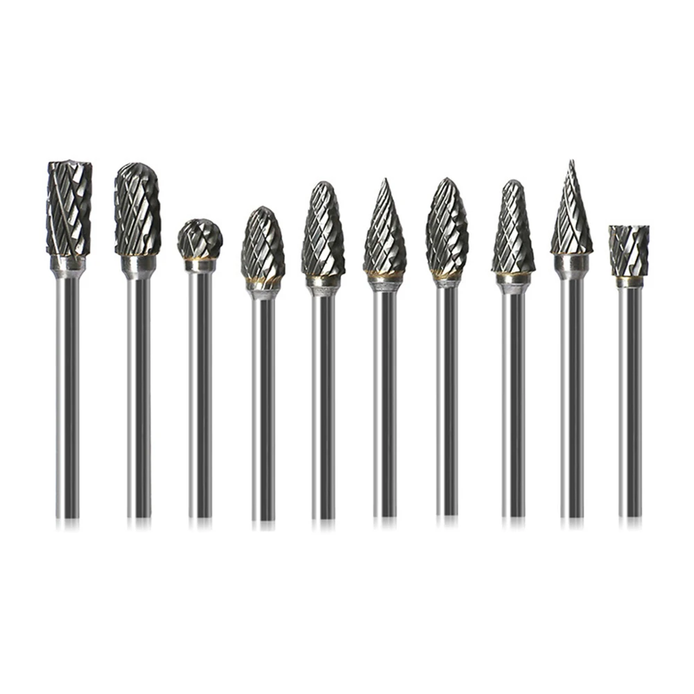 

Hard Tungsten Steel Grinding Head Multifunctional Carbide Burr Set Woodworking Accessories