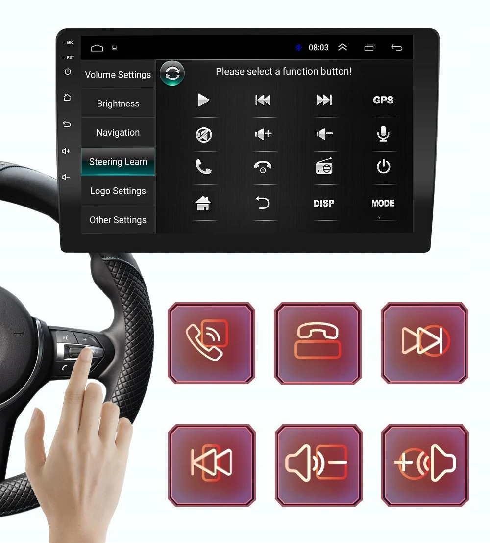 Радио Автомобильное 2DIN Android GPS для Renault Kaptur Captur 2014-2018