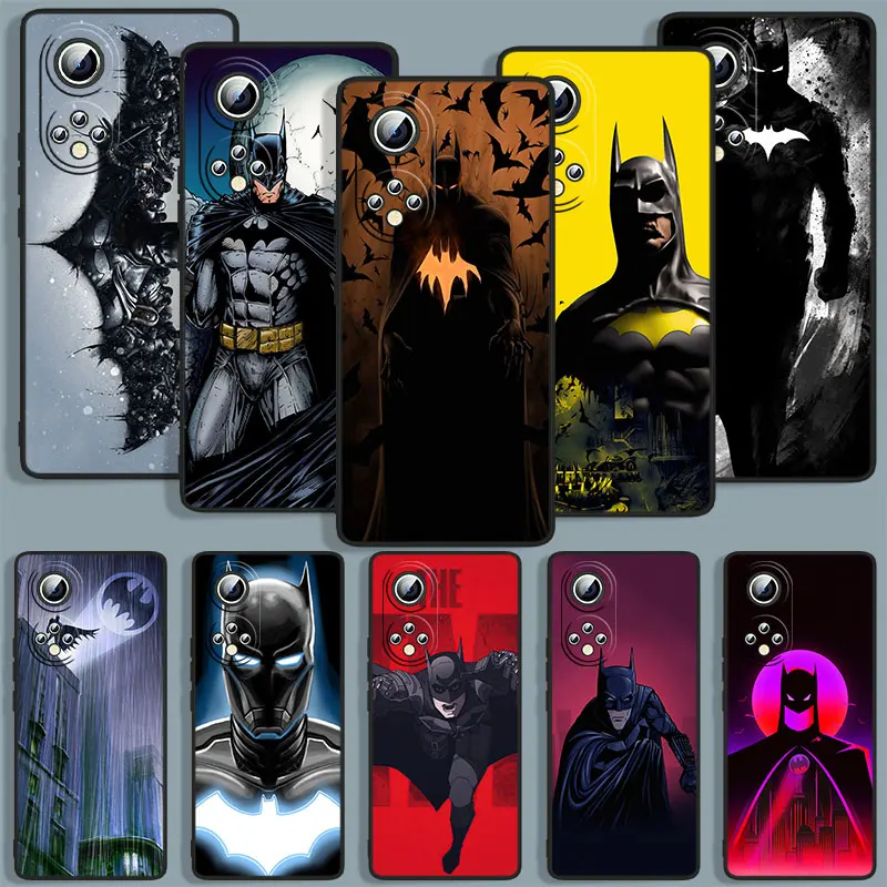 

Cool Superhero Batman Phone Case For Huawei Honor 7A 7C 7S 8 8A 8C 8X 9 9A 9C 9X 9S Pro Prime MAX Lite Black Cover Soft Capa