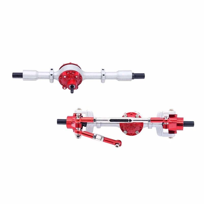 Металлический комплект передней и задней оси для WPL C14 C24 C34 C44 B14 B24 1/16 обновления