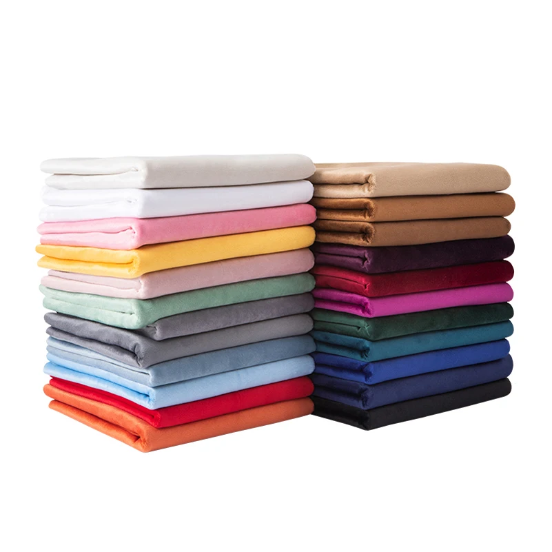 

Home Decor Fabric Velvet for Furniture Decoration Accessories Drapery Upholstery by Half Meter