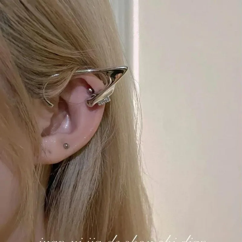 

New Elf Ear Ear Clip Lolita Cosplay Costumes Accessories Fashion Elven Earring Women Eardrop