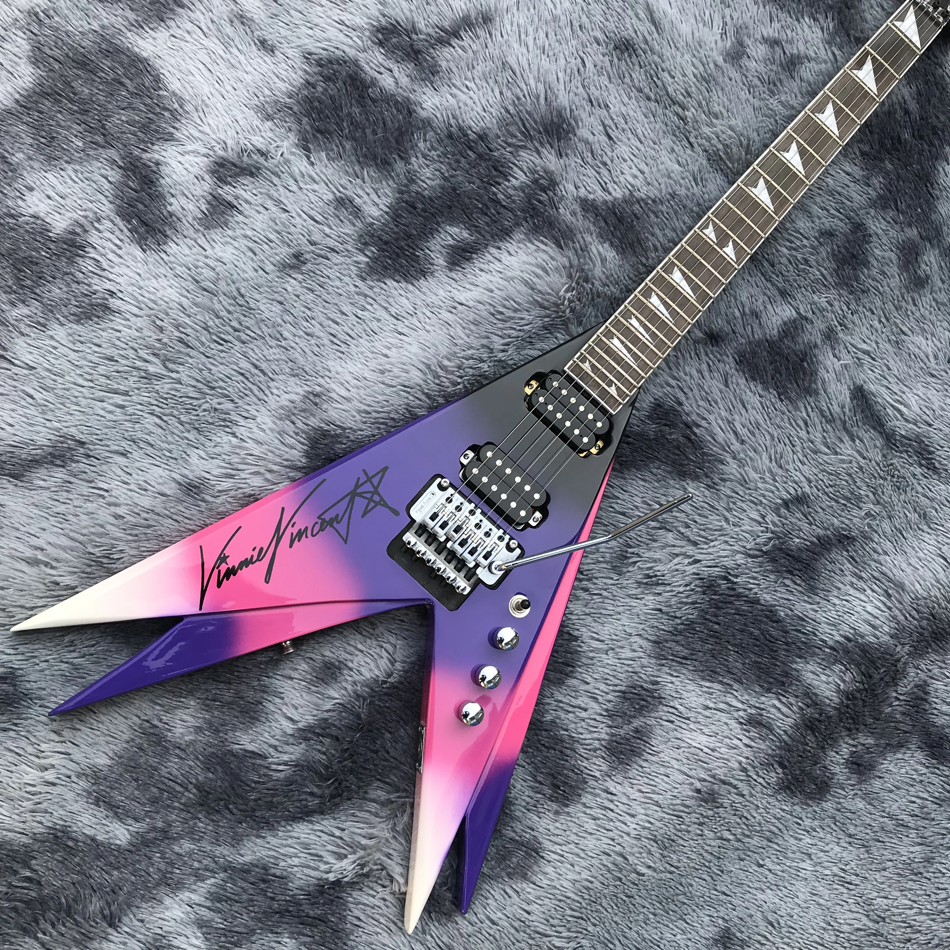 

Бесплатная доставка, фиолетовая, красная, специальная форма, электрическая гитара, новинка 2022 года, высококлассная, модная