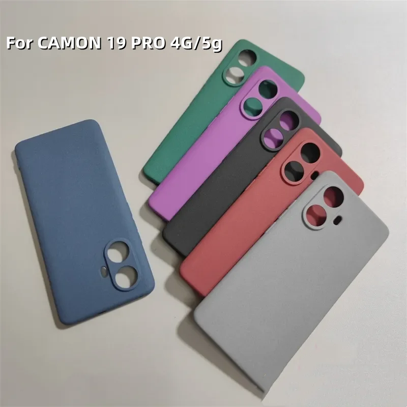 

Case For Tecno Camon 19 Pro 4G 5G 19 Neo Fashion Matte Soft Silicone Phone Cover For Camon 19 Neo 18 T TPU Shockproof Bumper