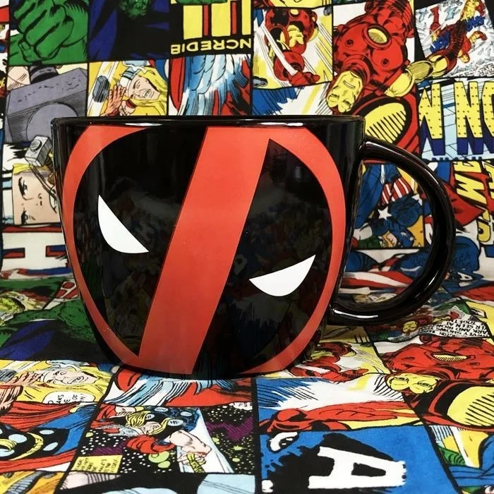 

Original Single Marvel Deadpool Wade Winston Wilson Cheap Ceramic Large Capacity Mark Water Cup Soup Bowl Tide Coffee Milk Mugs