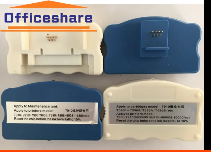 

1 * картридж для чернил, восстановитель чипа резервуара для Epson Stylus Pro 7700 9700 7710 9710 7890 9890 7908 9908 7900 9900 7910 9910