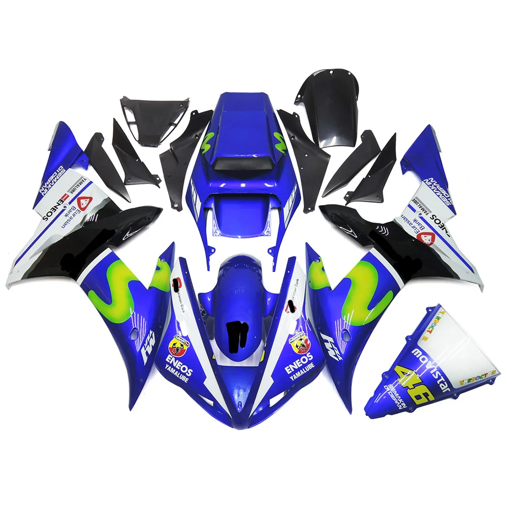 

New ABS Whole Motorcycle Fairings Kits For Yamaha R1 YZFR1 YZF1000 YZF-R1 2002 2003 Injection Bodywork Accessories Red&White