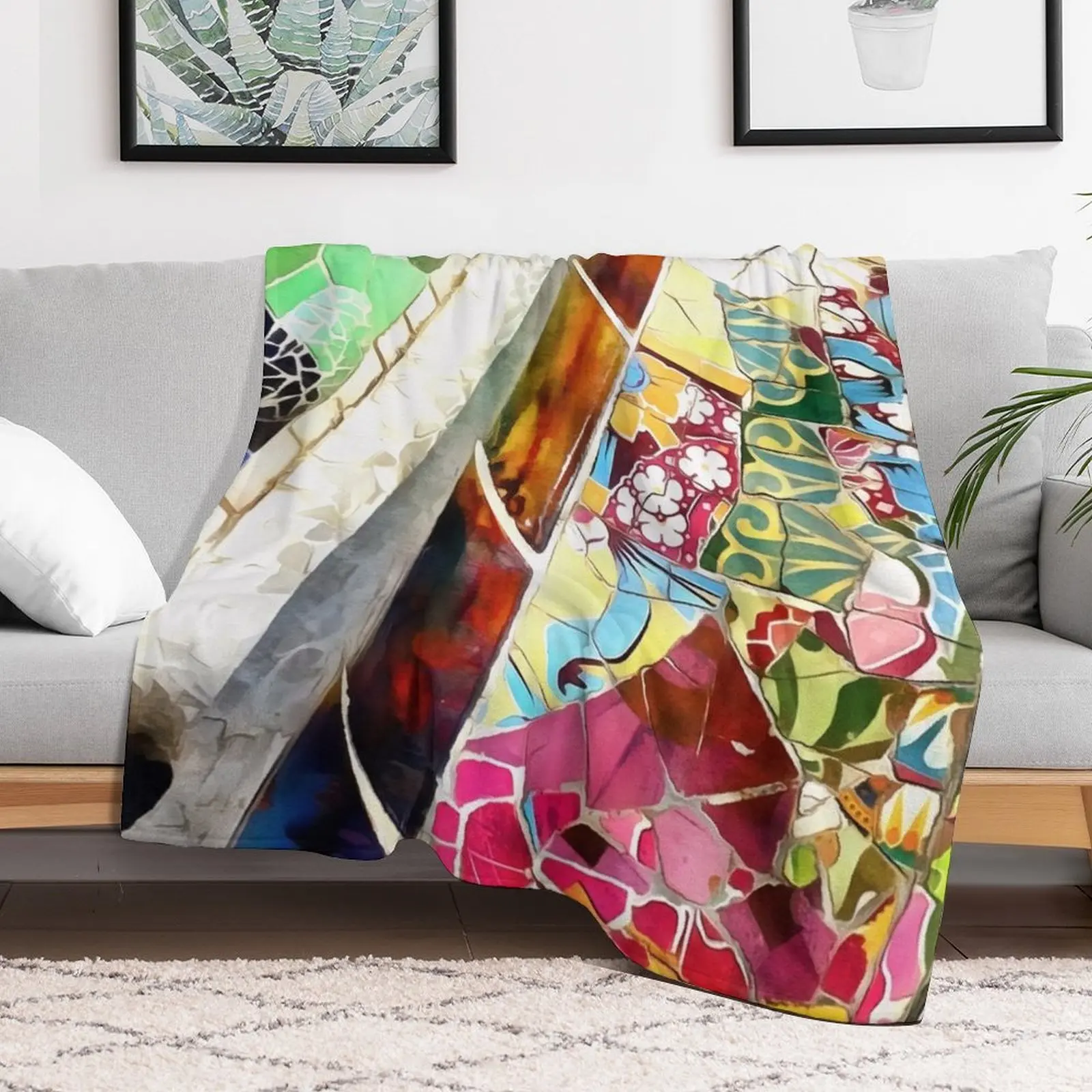 Gaudi Barselona плюшевое одеяло