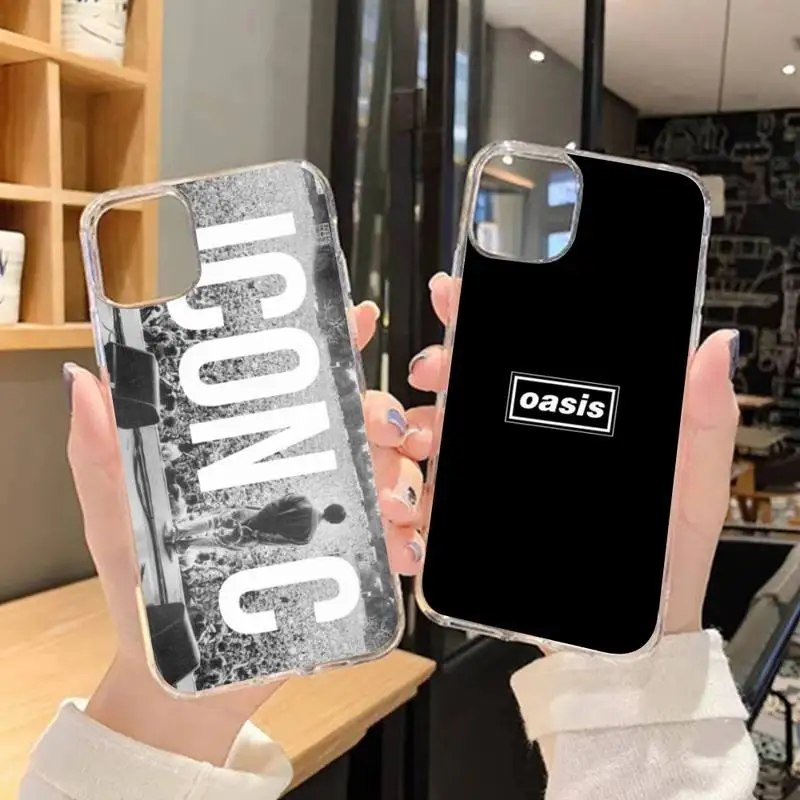 

phone Ico nic Oa sis case For pixel POCO F4 GT iPhone 13 12 mini 11 pro xs max X XR 6 7 8 plus Silicone soft shell