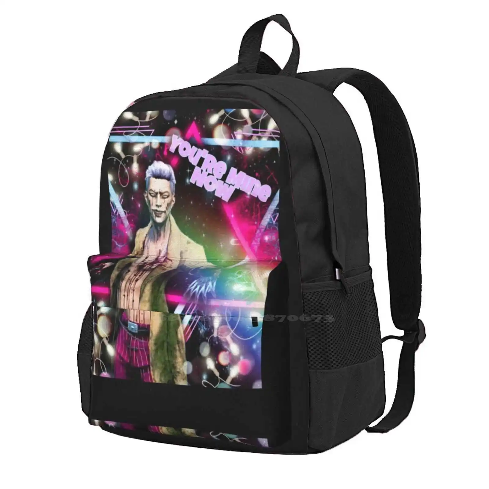 Trickster Wants You Hot Sale Backpack Fashion Bags Trickster Dbd Horror Video Game Sexy Kpop Korean Killer Knives Neon Lights