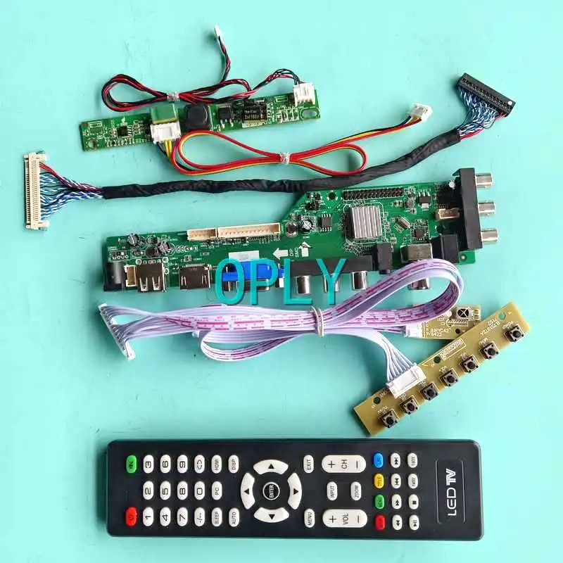

For M215HJJ M215HNE MV215FHM LCD Monitor DVB Controller Board VGA HDMI-Compatible 21.5" AV USB RF DIY Kit 30 Pin LVDS 1920*1080