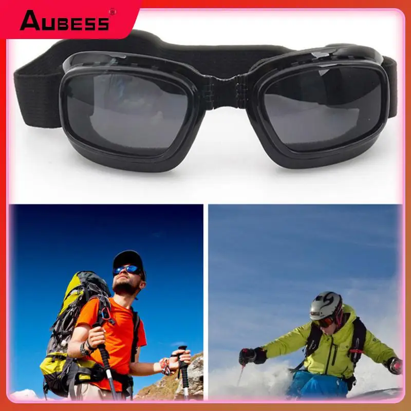 

Windproof Color Film Welding Mirror 1pcs Folding Goggles Splash Proof Windproof Mirror Dustproof Car Accessories Goggles