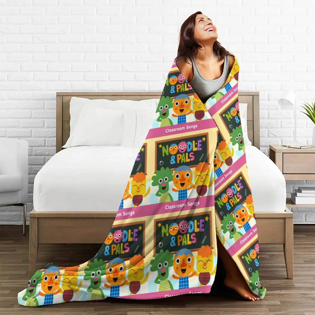 Лапша и педали теплое мягкое пустоеMicro Super детские риммы песни модное фланелевое