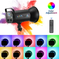 rgb cob led photo studio lamp %e2%80%8bphotography fill light 1700k 12000k cri96 for bowens mount video portrait recording live stream
