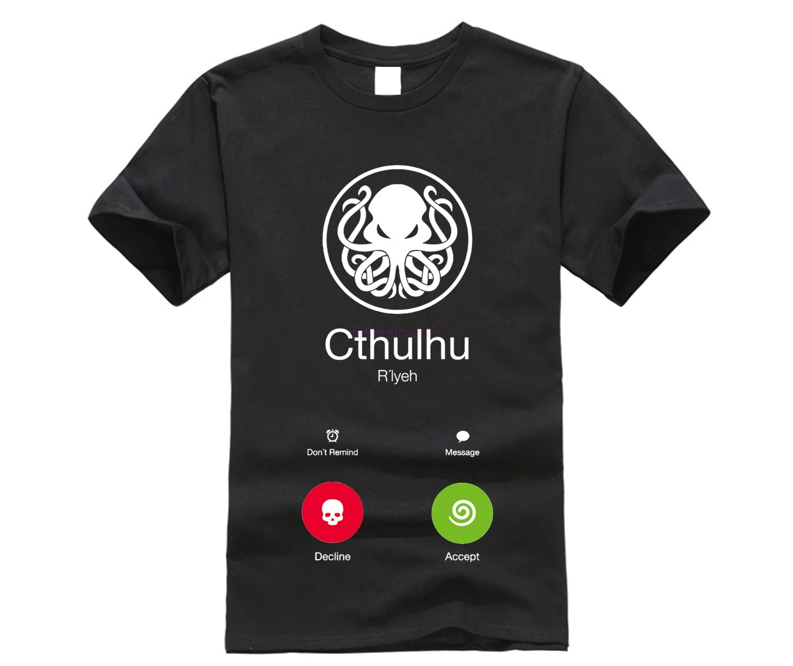 

THE CALL OF CTHULHU мужская Тонкая рубашка с коротким рукавом, забавная Мужская рубашка на заказ