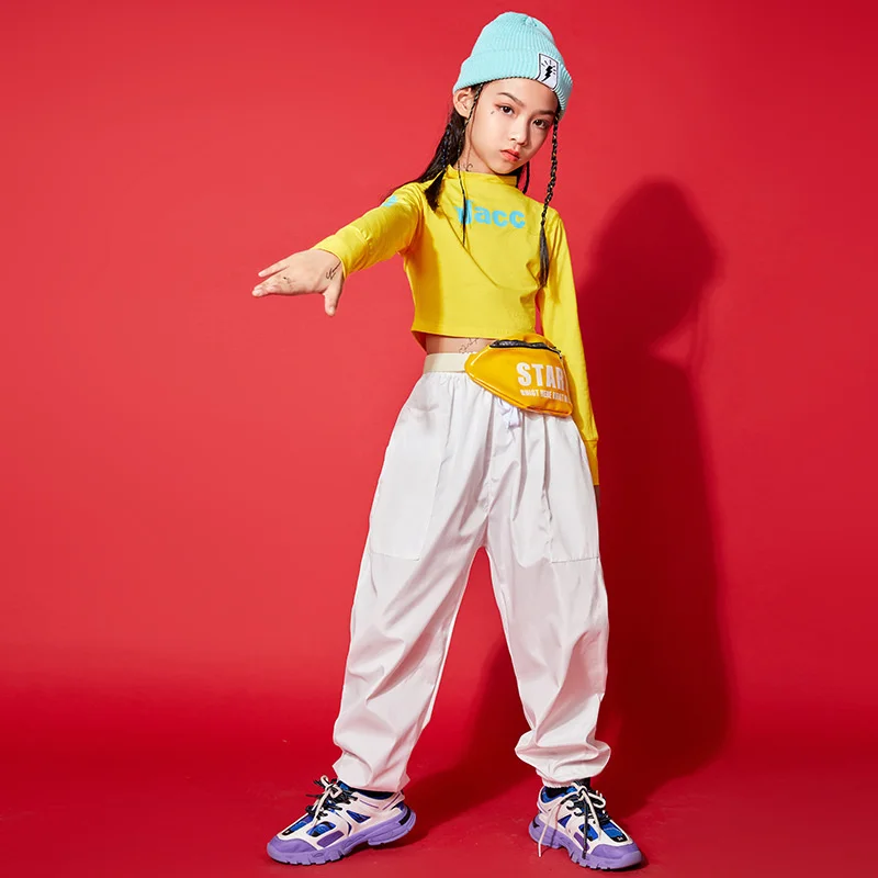 

Girls' jazz dance clothes girls' hip-hop hip hop fashion clothes children's Jazz navel show clothes