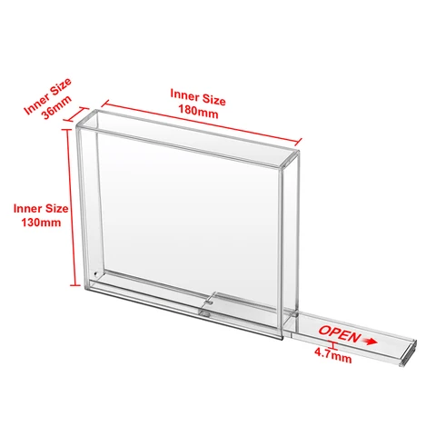 Прозрачный акриловый чехол для игр Nintendo 64 и SNES xunbeifang