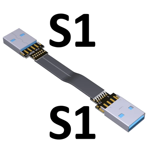 FPV USB 3.0 Type-A 90 градусов адаптер 5 см-100 см FPC плоский USB кабель шаг 20pin для мультикоптера аэрофотосъемки
