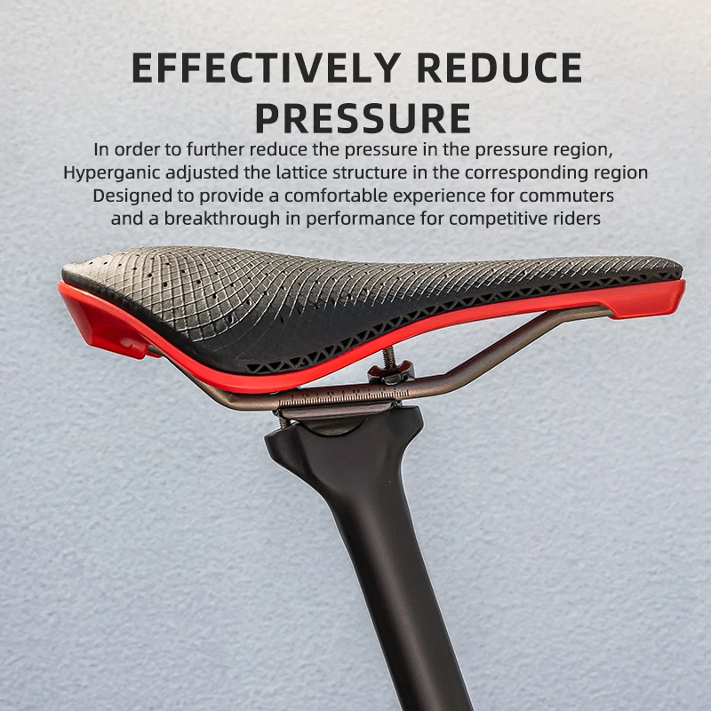 Ультралегкое велосипедное седло ROCKBROS мягкое ажурное удобное гоночное с 3D