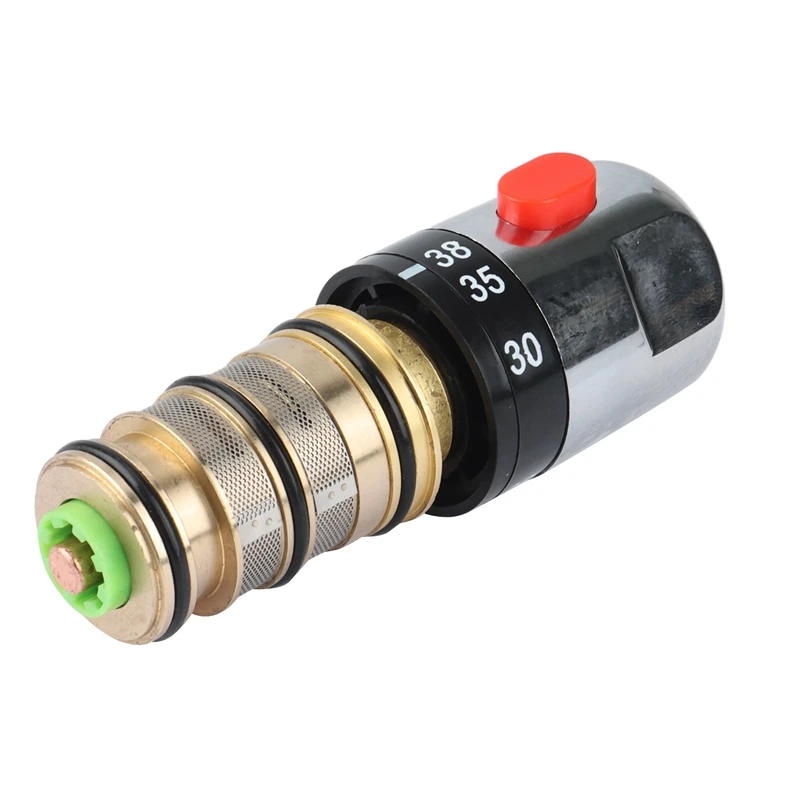 

Brass Thermostatic Mixing Valve Temperature Control Ceramic Valve For Solar Water Heater Valve Parts Ceramic Cartridge