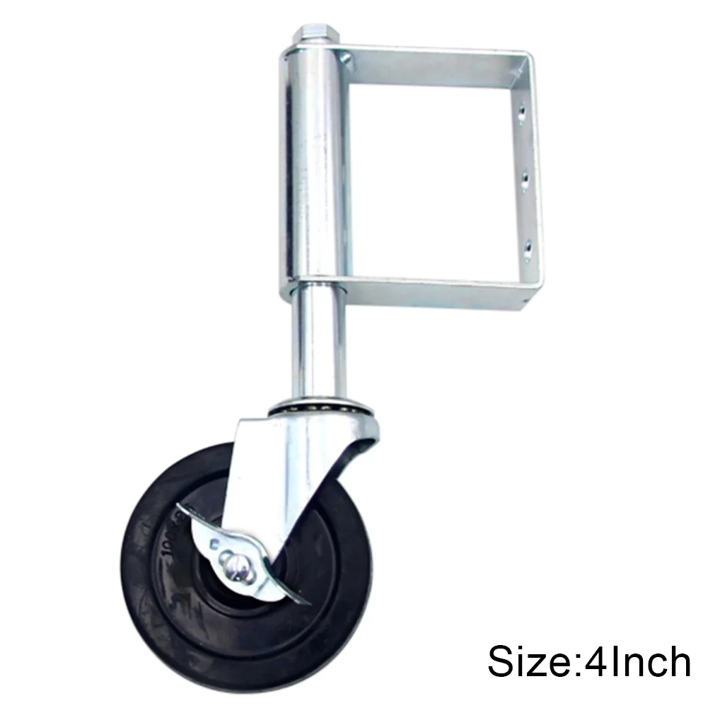 

Home With Brake Shock Absorption Heavy Duty Easy Install Gate Caster Door Wheel Farm Spring Swivel Practical Multifunction