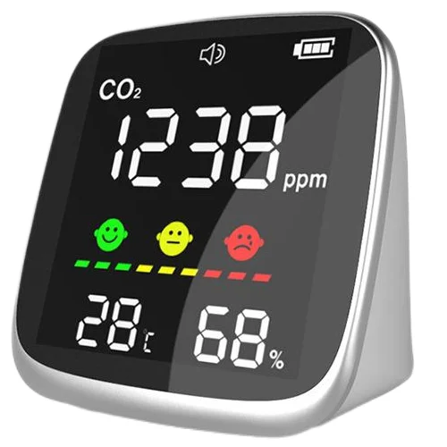 

Детектор CO2 для помещений XIAOMI, монитор качества воздуха, Электрический интеллектуальный инфракрасный детектор NDIR с детектором температуры ...