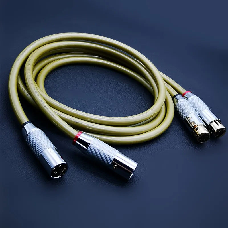 

PAIR Van den Hul M.C D102MKIII hybrid HI-END Silver Plated XLR Balanced Cable HIFI XLR Male to Female Audio Cable